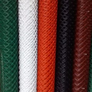 Alambre Tejido Romboidal Galvanizado Revestido Poliester Color
